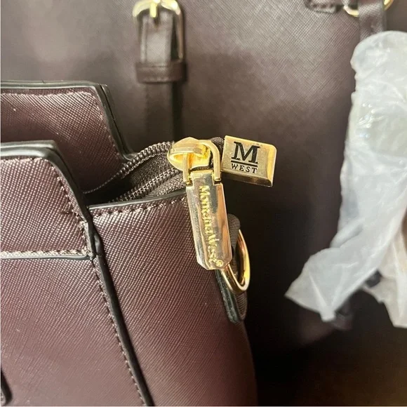 Montana West  3 Pc Bag Set in Maroon - Picture 9 of 9